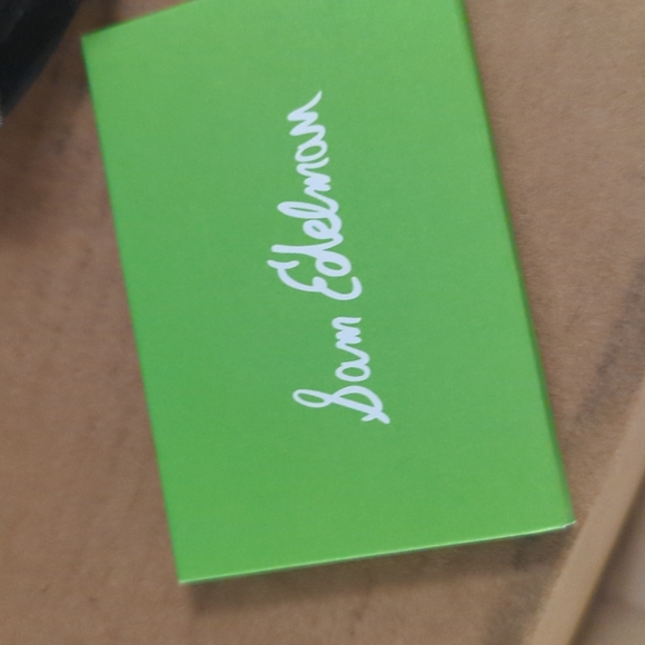 Sam Edelman black strappy sandals with rhinestones - Picture 4 of 4